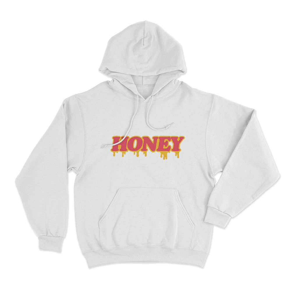 Honey Unisex Hoodie White Honey Unisex Hoodie White