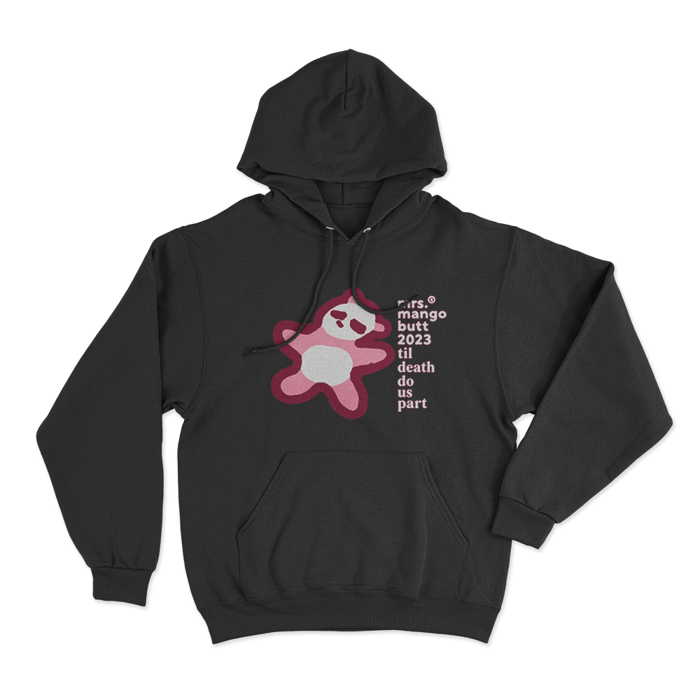 Mrs. Mango Butt 2023 Till Death Do Us Part Unisexx Hoodie Black Mrs. Mango Butt 2023 Till Death Do Us Part Unisexx Hoodie Black