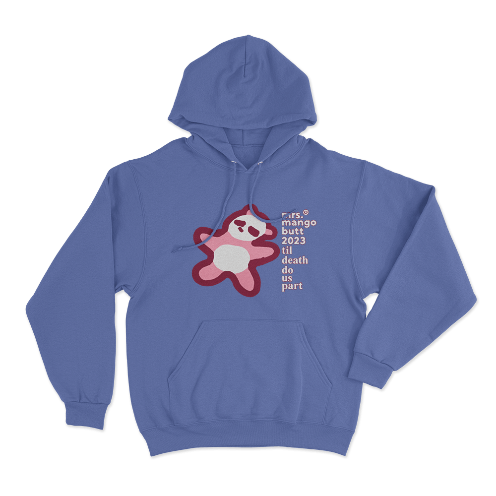 Mrs. Mango Butt 2023 Till Death Do Us Part Unisexx Hoodie Blue Mrs. Mango Butt 2023 Till Death Do Us Part Unisexx Hoodie Blue