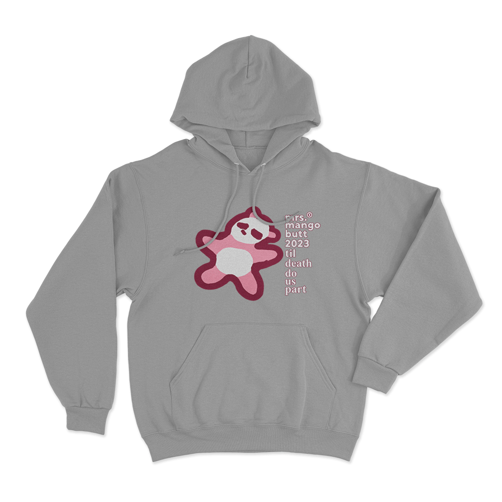 Mrs. Mango Butt 2023 Till Death Do Us Part Unisexx Hoodie Grey Mrs. Mango Butt 2023 Till Death Do Us Part Unisexx Hoodie Grey