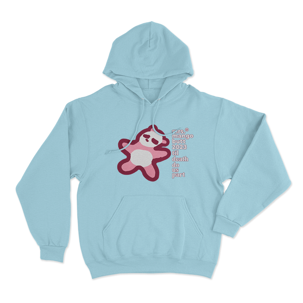 Mrs. Mango Butt 2023 Till Death Do Us Part Unisexx Hoodie Sky Blue Mrs. Mango Butt 2023 Till Death Do Us Part Unisexx Hoodie Sky Blue