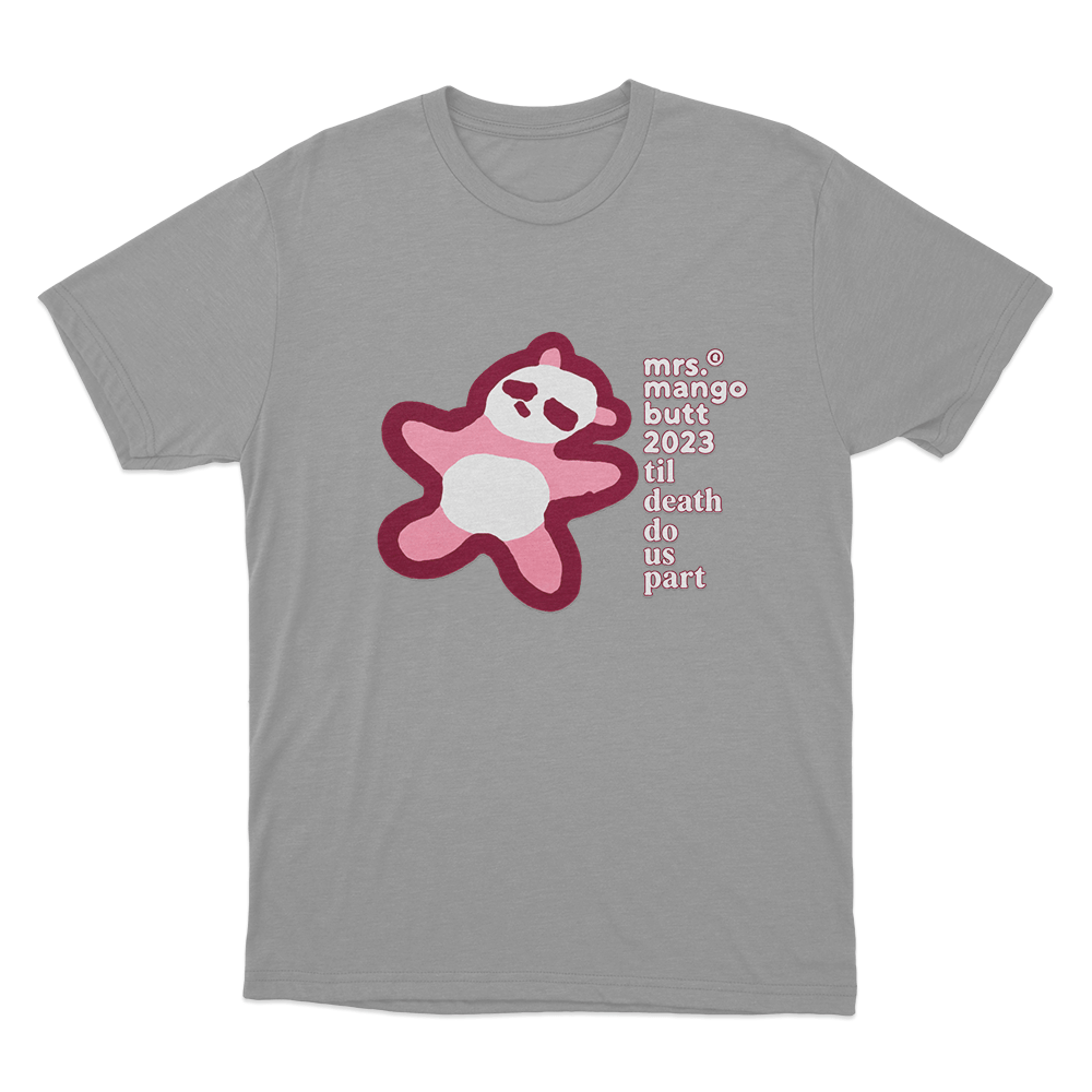 Mrs. Mango Butt 2023 Till Death Do Us Part Unisexx T Shirt Grey Mrs. Mango Butt 2023 Till Death Do Us Part Unisexx T Shirt Grey