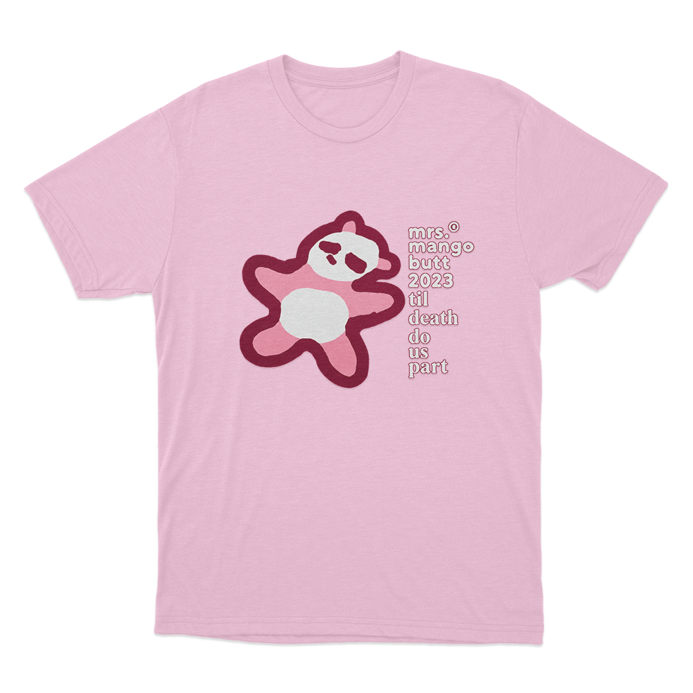 Mrs. Mango Butt 2023 Till Death Do Us Part Unisexx T Shirt Pink Mrs. Mango Butt 2023 Till Death Do Us Part Unisexx T Shirt Pink