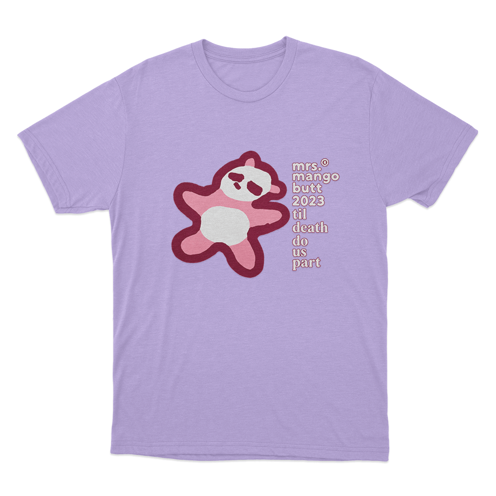 Mrs. Mango Butt 2023 Till Death Do Us Part Unisexx T Shirt Purple Mrs. Mango Butt 2023 Till Death Do Us Part Unisexx T Shirt Purple