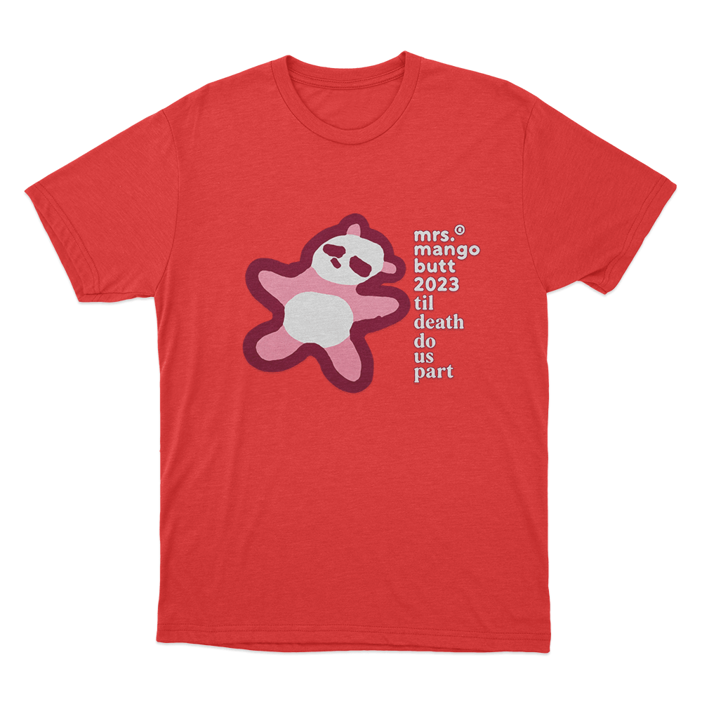 Mrs. Mango Butt 2023 Till Death Do Us Part Unisexx T Shirt Red Mrs. Mango Butt 2023 Till Death Do Us Part Unisexx T Shirt Red