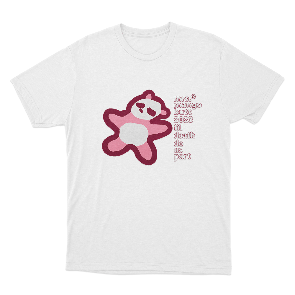 Mrs. Mango Butt 2023 Till Death Do Us Part Unisexx T Shirt White Mrs. Mango Butt 2023 Till Death Do Us Part Unisexx T Shirt White