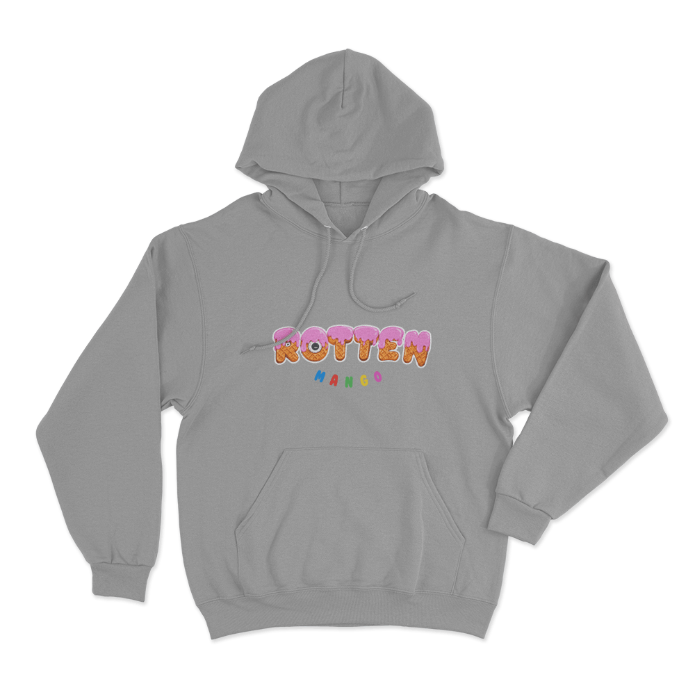 Rotten Mango Ice Cream Unisex Hoodie Grey Rotten Mango Ice Cream Unisex Hoodie Grey