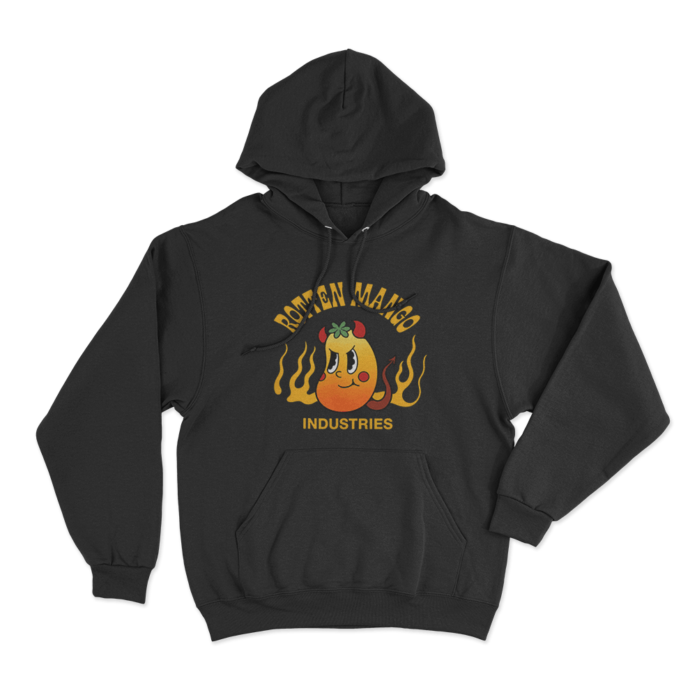 Rotten Mango Industries Unisex Hoodie Black Rotten Mango Industries Unisex Hoodie Black