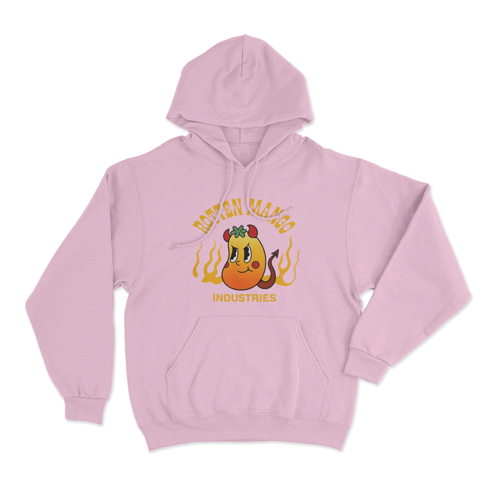 Rotten Mango Industries Unisex Hoodie Pink Rotten Mango Industries Unisex Hoodie Pink