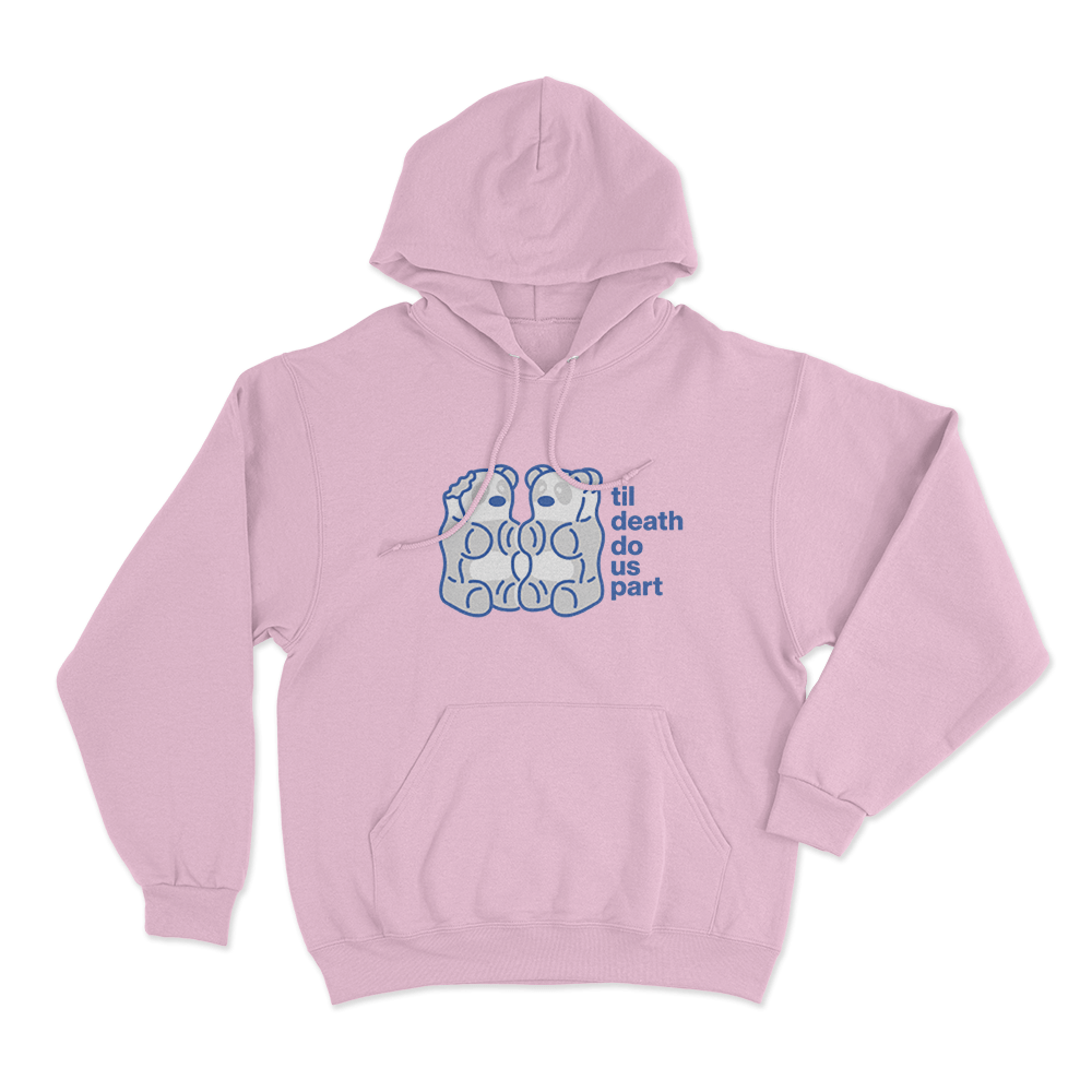 Till Death Do Us Part Unisex Hoodie Pink Till Death Do Us Part Unisex Hoodie Pink