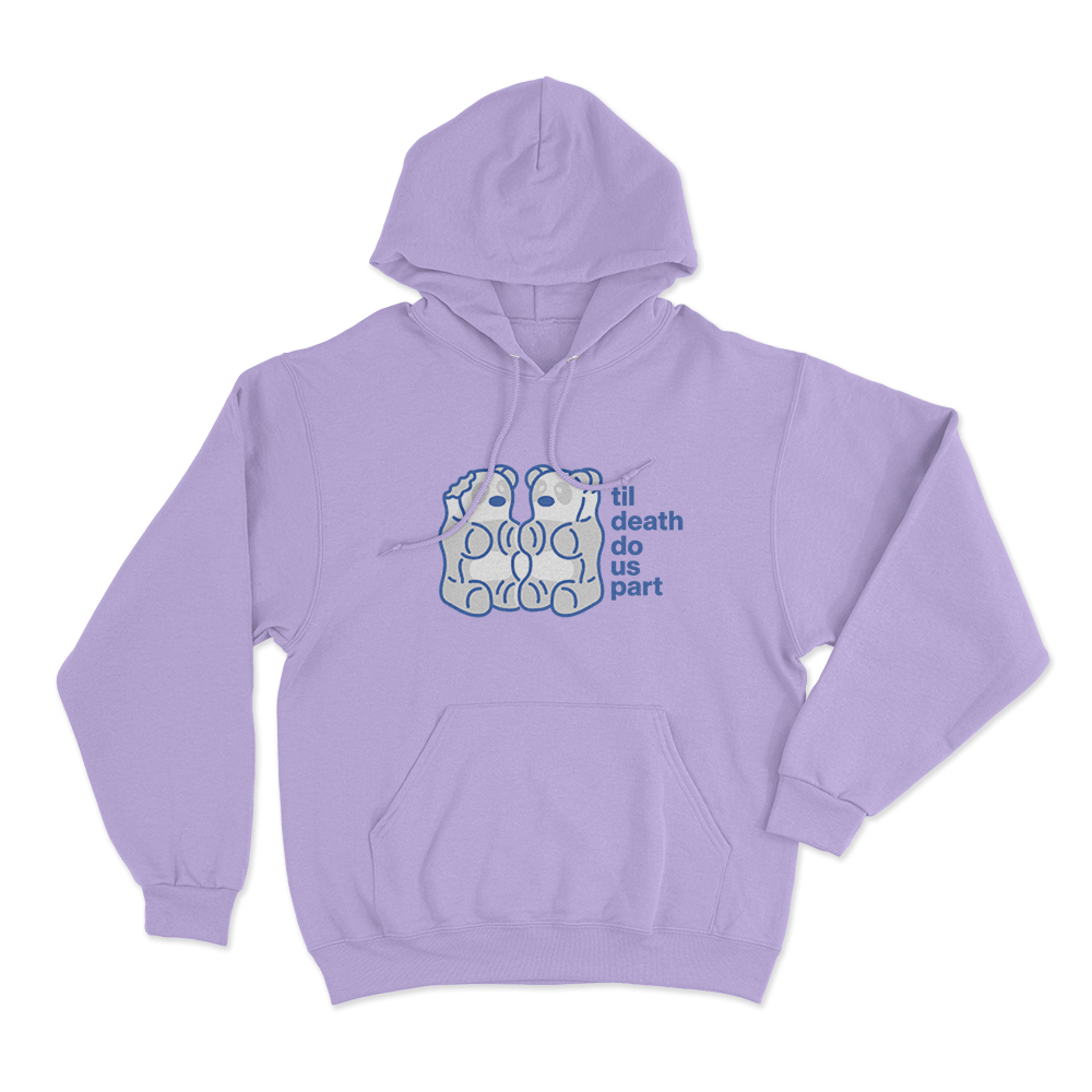 Till Death Do Us Part Unisex Hoodie Purple Till Death Do Us Part Unisex Hoodie Purple