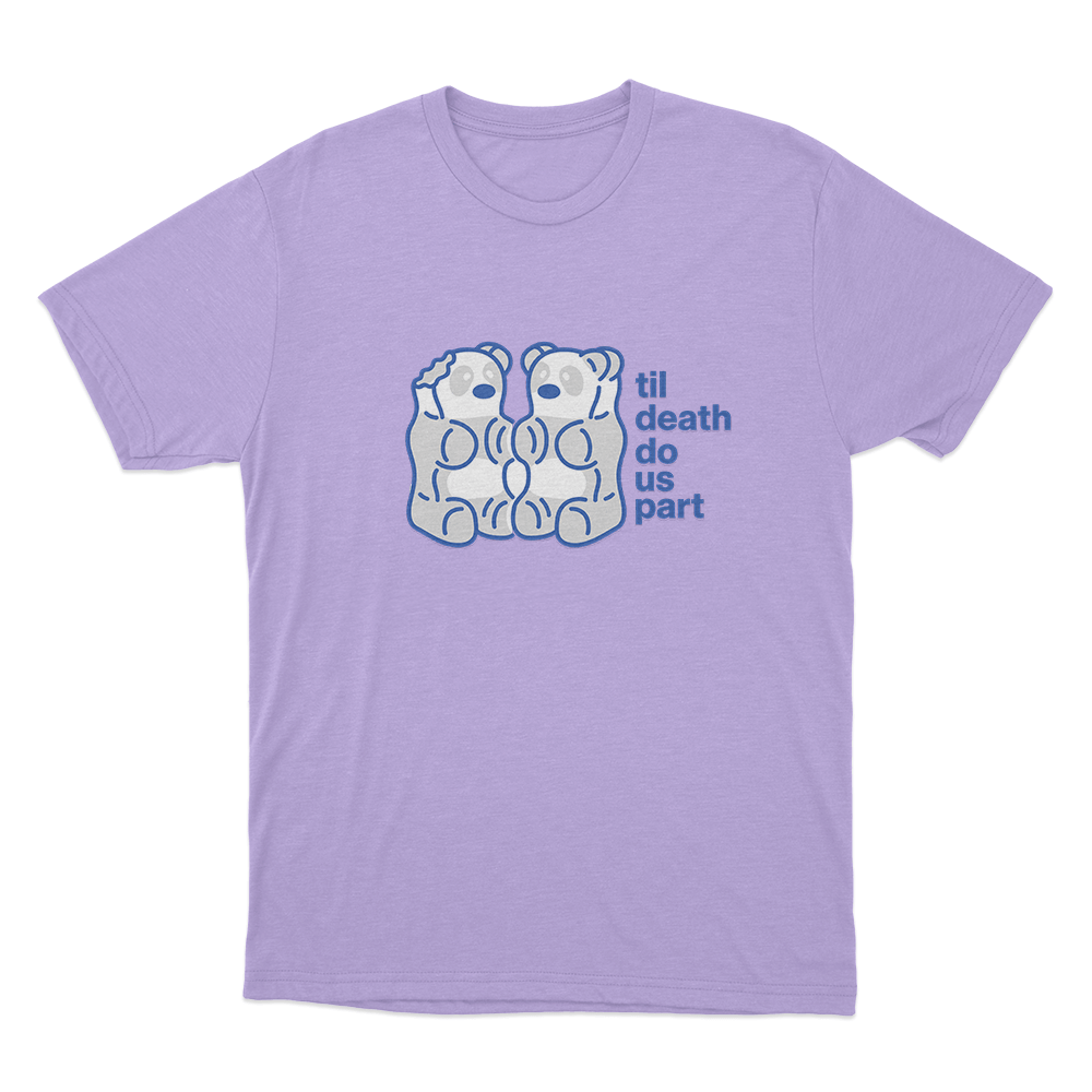 Till Death Do Us Part Unisex T Shirt Purple Till Death Do Us Part Unisex T Shirt Purple