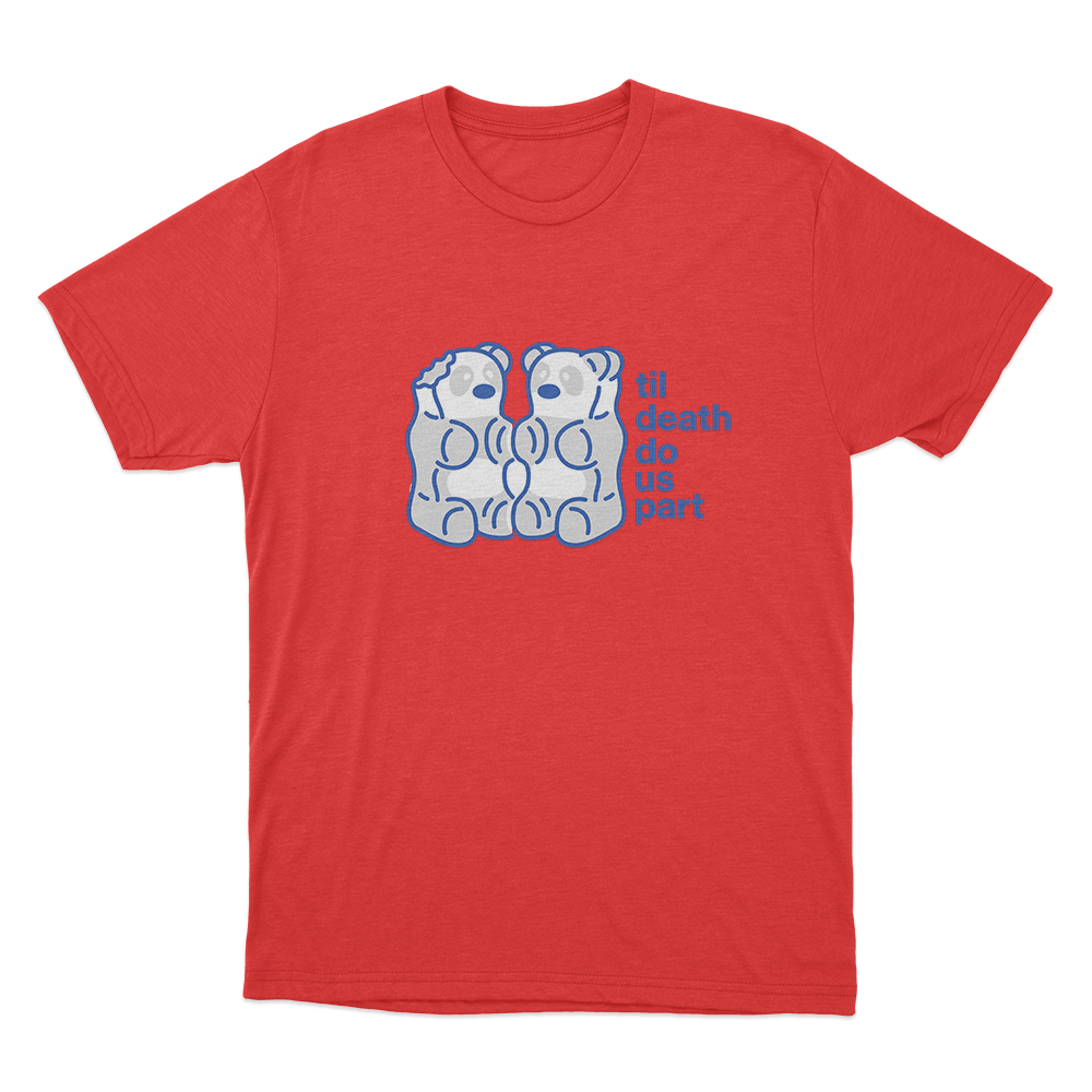 Till Death Do Us Part Unisex T Shirt Red Till Death Do Us Part Unisex T Shirt Red