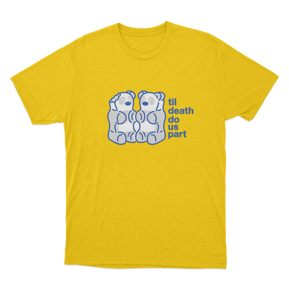 Till Death Do Us Part Unisex T Shirt Yellow Till Death Do Us Part Unisex T Shirt Yellow